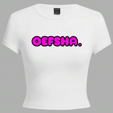 Crop Top - White - SMALL